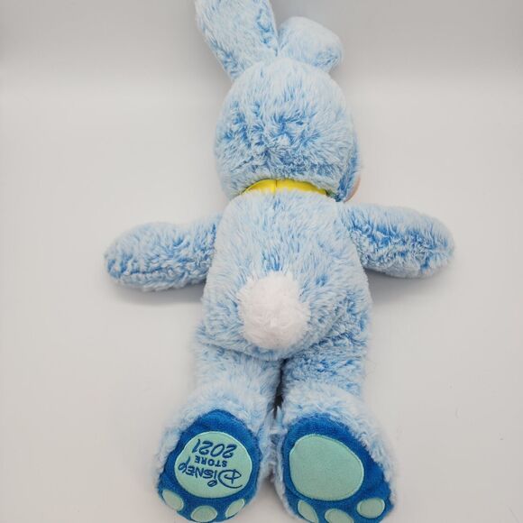 Disney Store Mickey Mouse Bunny Plush 14" Blue 2021 Rabbit Easter Basket Toy - Picture 2 of 8